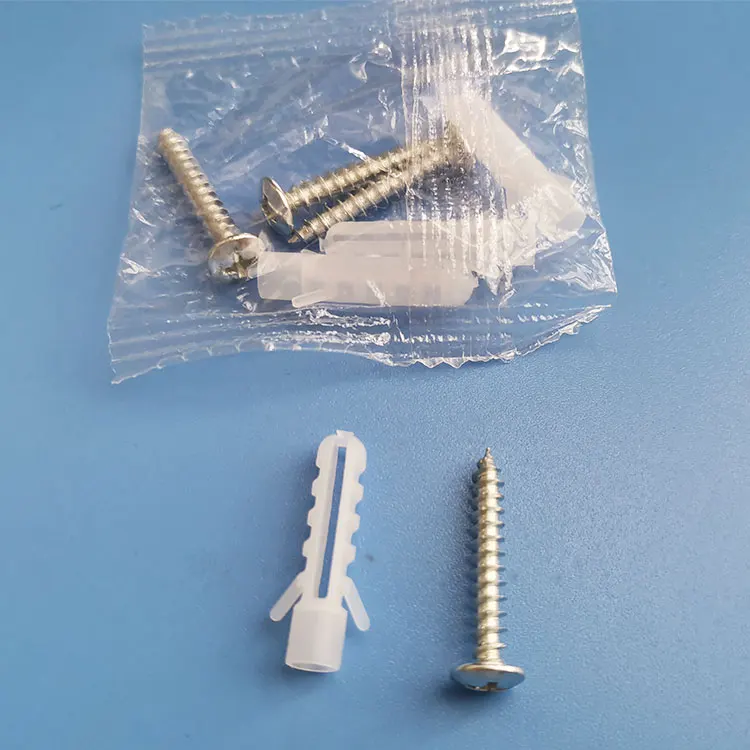 self-tapping screw expansion tube plastic anchor plug 6*25 expansion plug screw accessories package