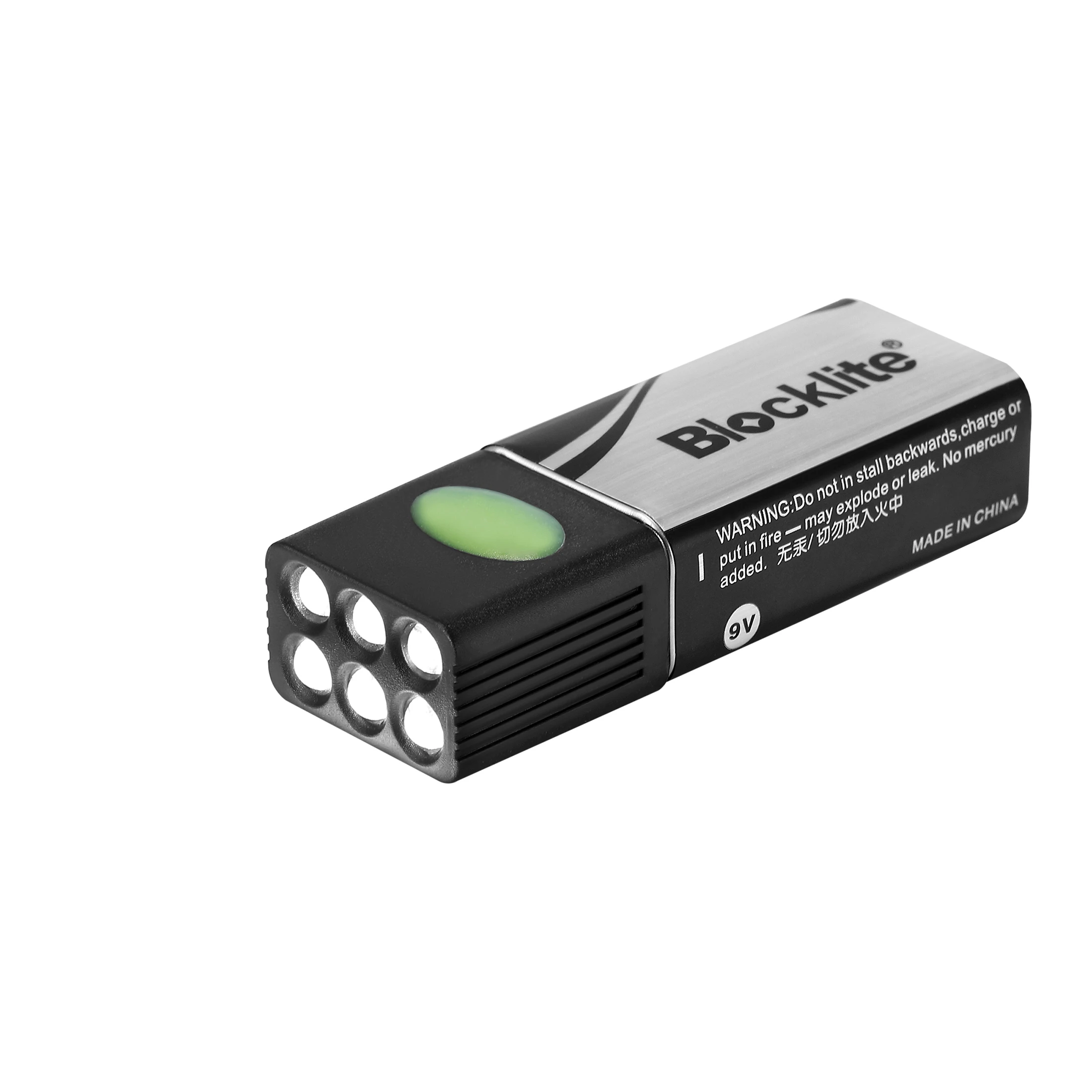 
Led Flashlight Custom Design 9V LED Blocklite Flashlight With Magnet Mini Flashlight 