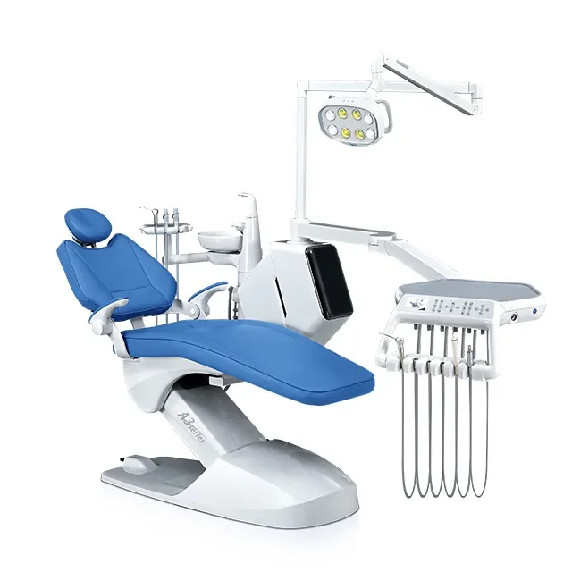 OEM Comfortable New Appearance Dental Unit Model A3 Grand Launch Different Colors 8  LED Lamps Dental Chair