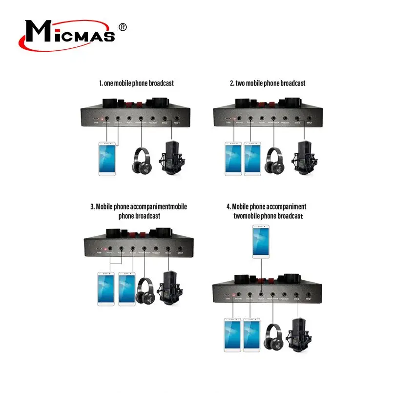 Micmas Wholesale Sound Card Live With High Quality
