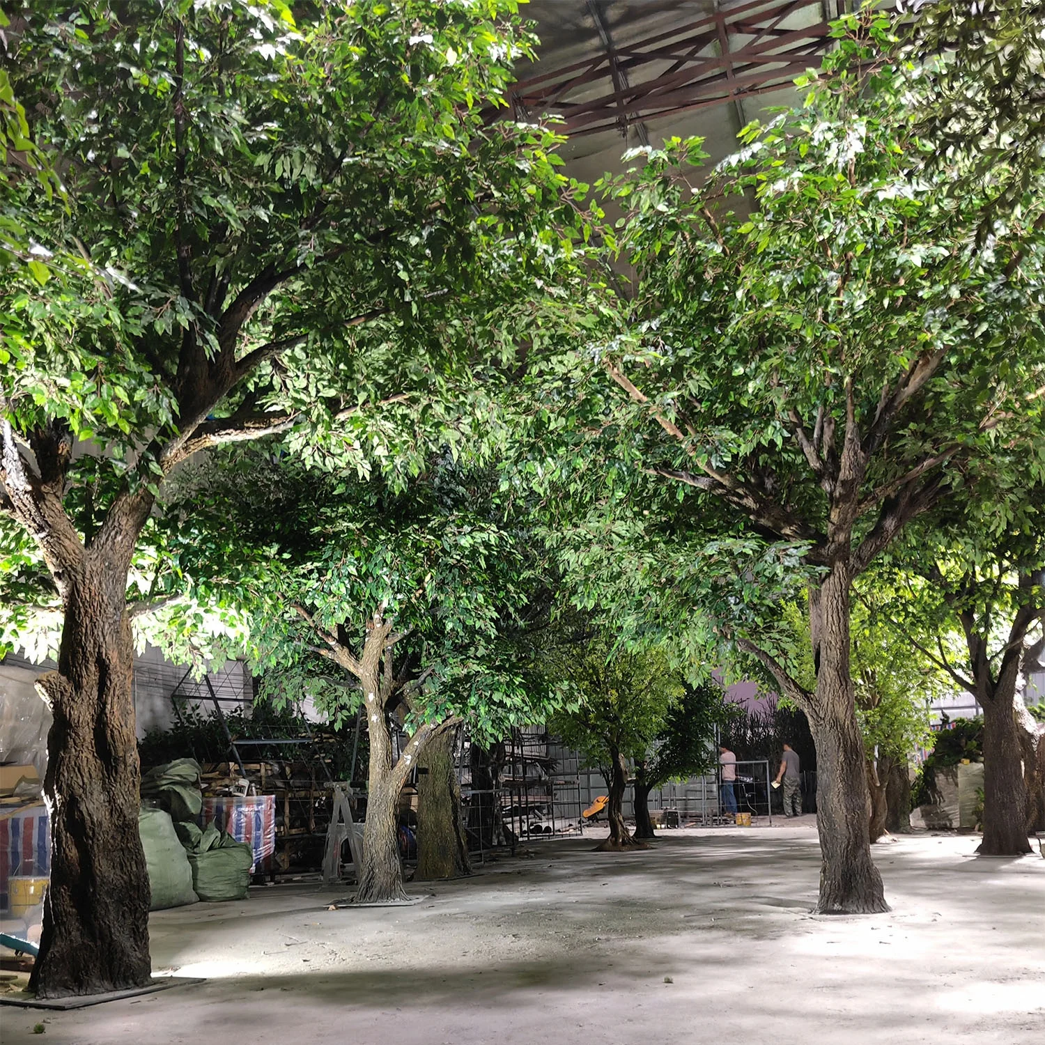 Customised Size&Shape Looks Natural Easy To Install Large Fake Plants Green Tree Artificial Olive Tree For Indoor Home Hotel