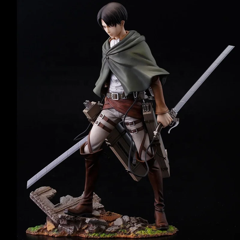 Newest Anime Shingeki No Kyojin Attack On Ti-tan Rivaille Ackerman Pvc Action Figure Collectible Model Toys Doll Gift
