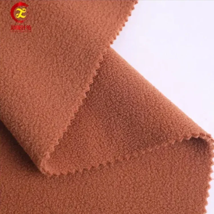 Custom Polyester Double Side Anti Pilling Micro Polar Fleece Fabric For Sale