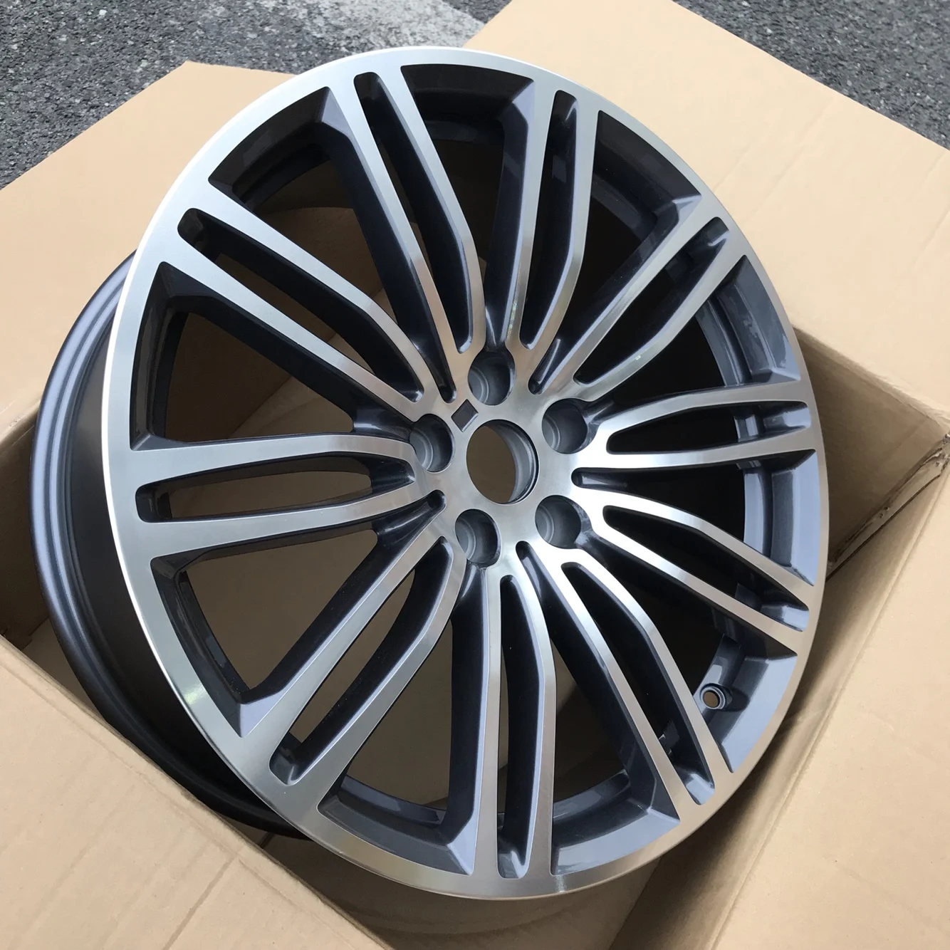 Hot selling High quality 4 pieces forged split wheel customized step lips deep dish alloy wheels for BMW e24 e38