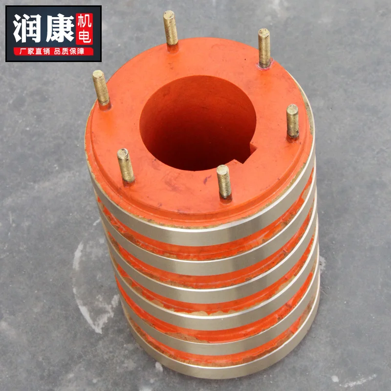 Copper 3-way collector ring for motor