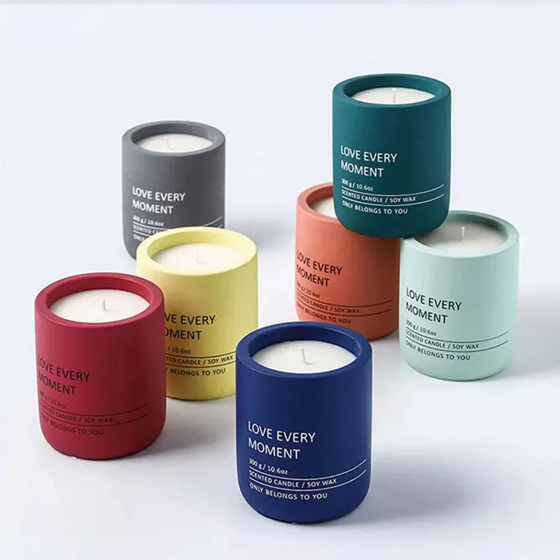 Creative custom scented candles soy wax scented candle jars luxury large candles scented