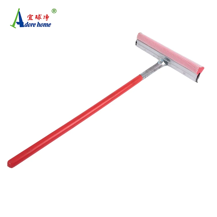 Hot selling Chinese factory window squeegees soft rubber wooden handle squeegee and broom set cleaning tools