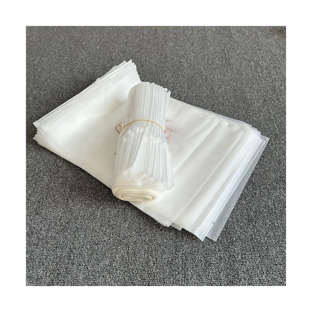 Custom printed logo malaysia frosted zipper thick plastic packaging bags for clothing