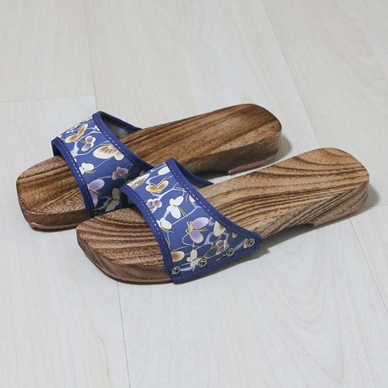 Whole sale How Selling Men and women couples summer wooden shoes clogs