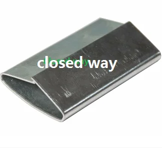 
PET strapping seal making machine pet metal Serrated Metal PET Strap SealEngraved semi-open strapping seal buckle making machine 