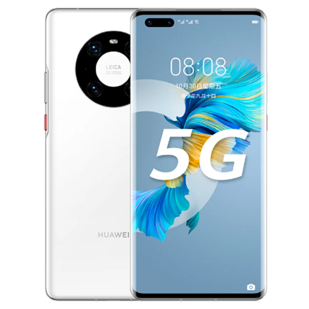 Huawei Mate 40 Pro 5G mobile phones Kirin 9000 SoC chip 6.76' full screen 8GB+256GB mate40pro unlock cell phones smartphones