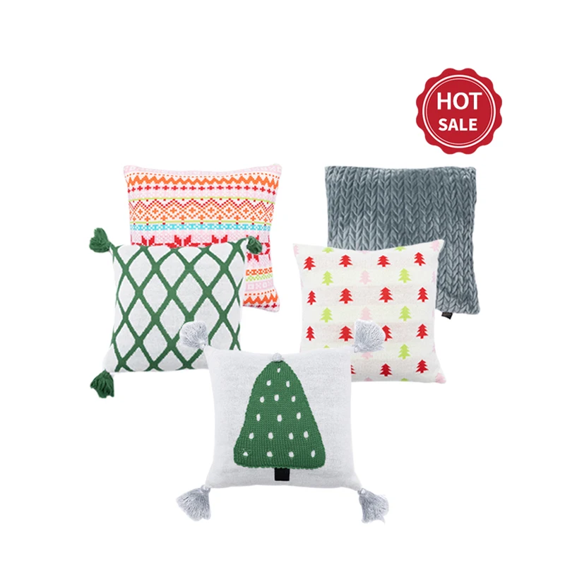 Honeymoon Custom Home Chair Bedroom square Sofa Pillow case Christmas Cushion Cover for Living Room