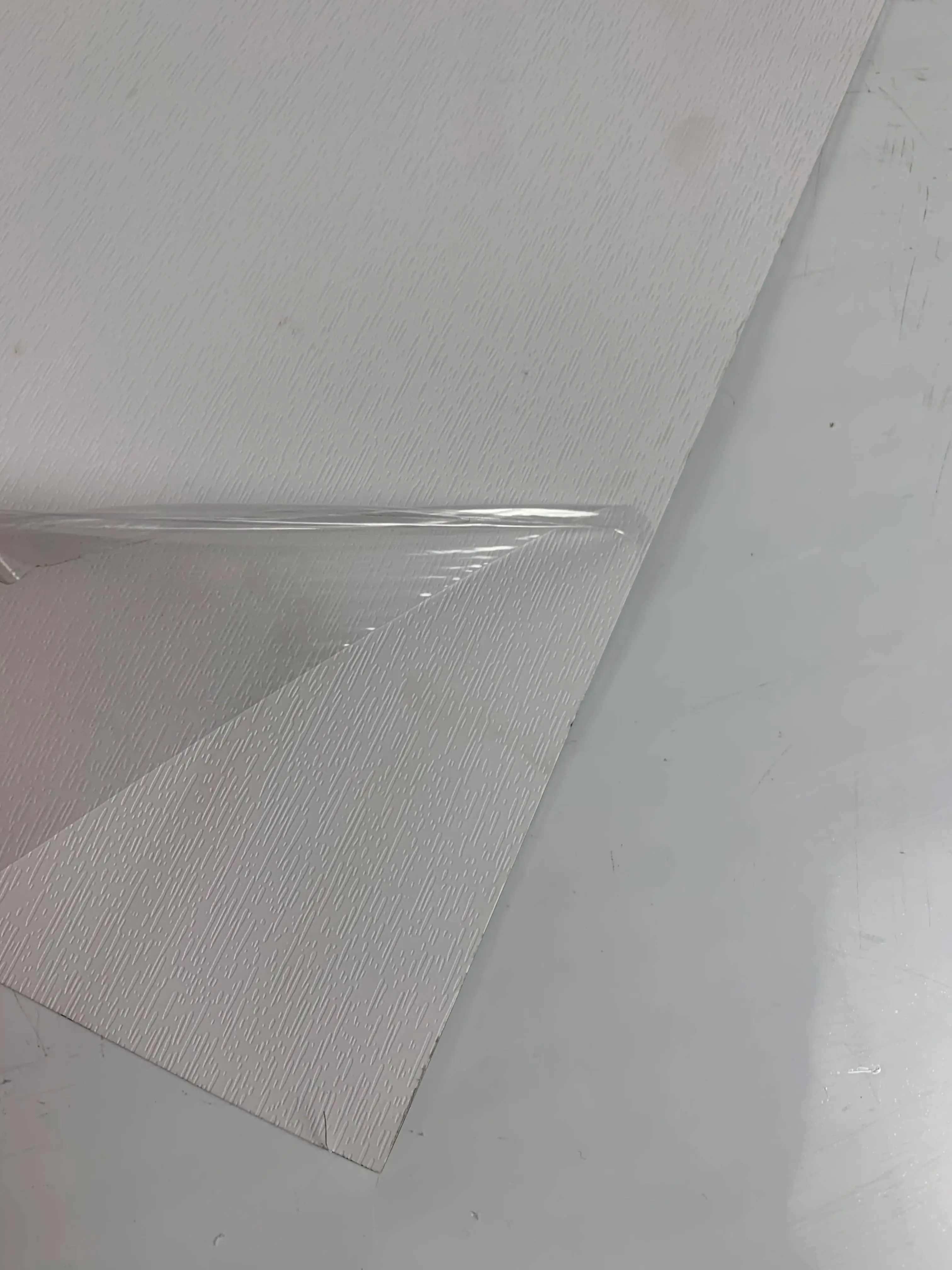 light white wooden Color pvc/pet Coated Cold Laminated galvanized Steel Sheet/Steel Plate for door and decorate