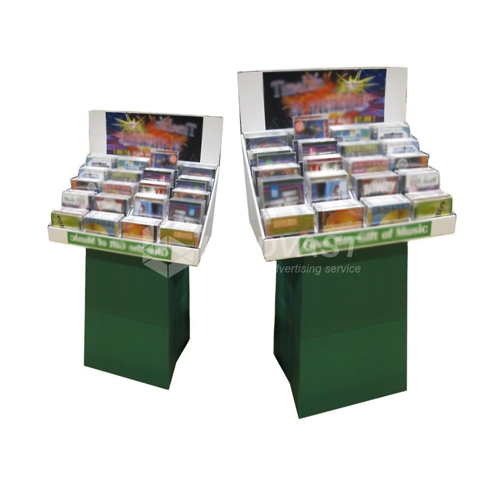 Hot Sell Makeup Cardboard Display Shelf Cosmetic Paper Display Furniture Lipstick Display Stand Supermarkets Advertise Promotion