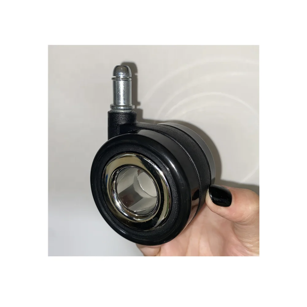 SQ Castor 63mm Stem swivel furniture lock casters Nylon/PU wheel office Pin caster wheels for gaming chair