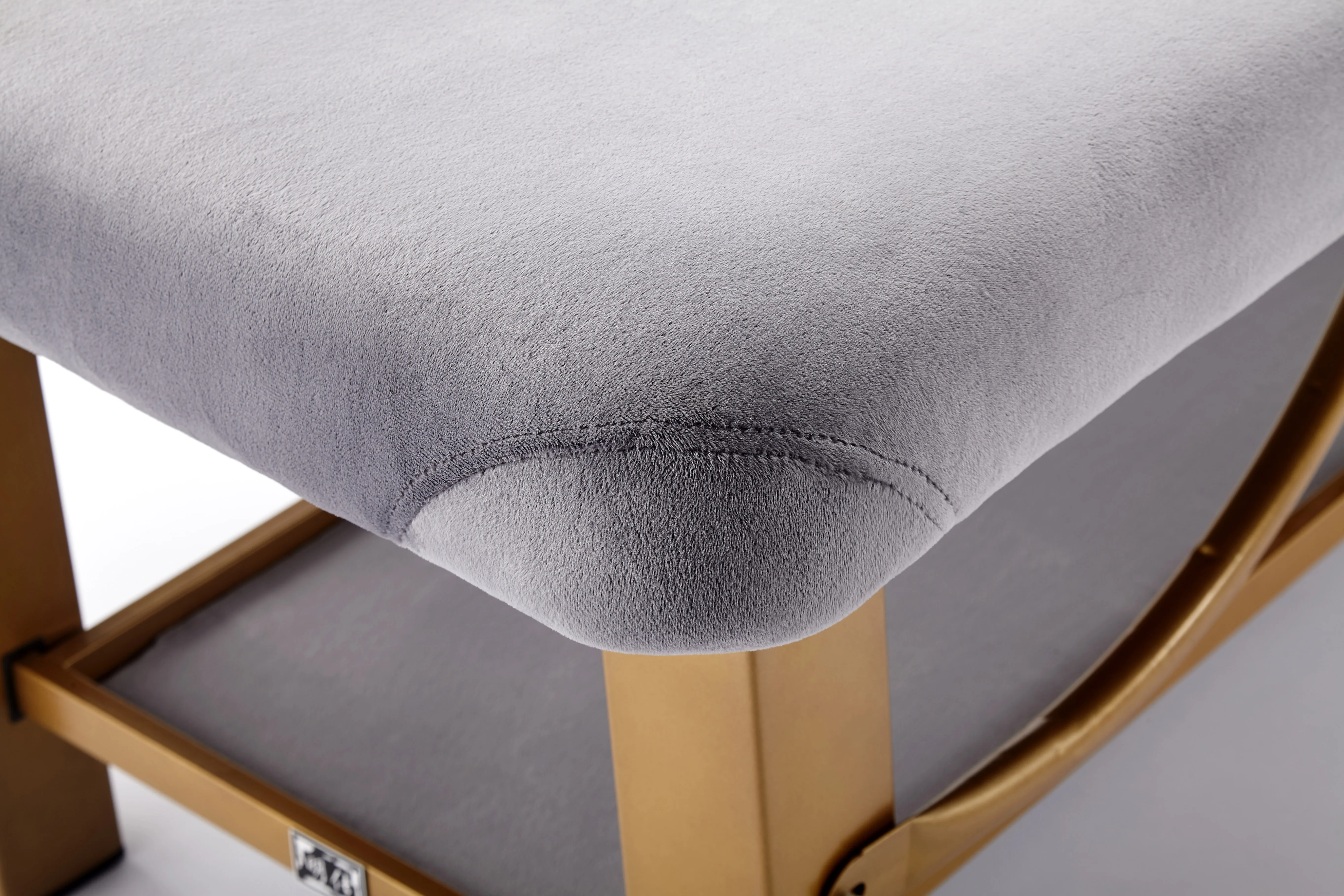 Grey Flannel Beauty Salon Bed Physiotherapy Bed Massage Furniture