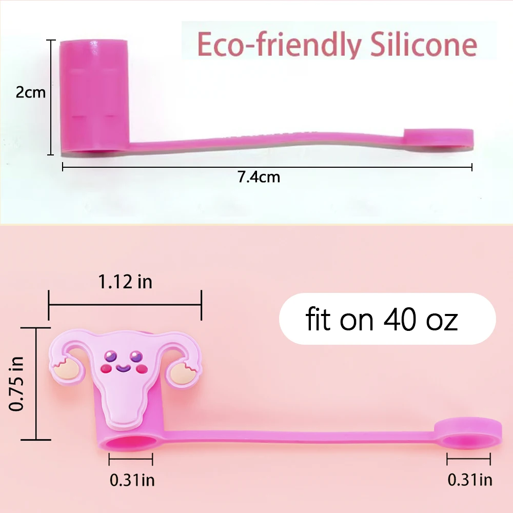 trending products 2024 new arrivals pink christmas straw toppers drinkware accessories custom snow sweater straw topper 10mm