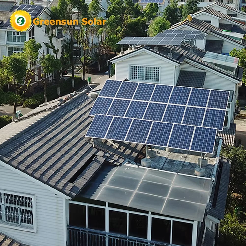 Greensun Solar Power Generation System 200KW 400KW 500KW Grid Tie Solar Photovoltaic System