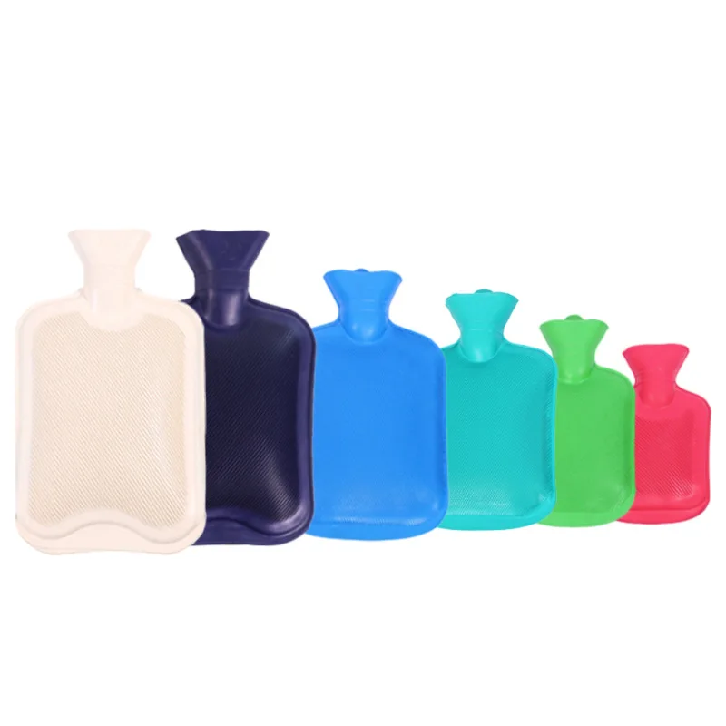 Good quality Custom ODM 1000ml 2000ml rectangle nature Silicone rubber hot water bag hot water bottle logo hand warmer