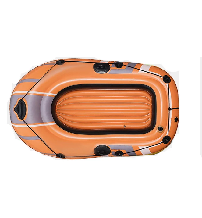 Two person inflatable PVC rowing boat self inflating inflatable PVC raft fishing boat for sale