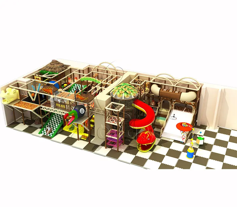 Outdoor Playground Children Prefab Houses Indoor Play Plastic Playground >3 Years