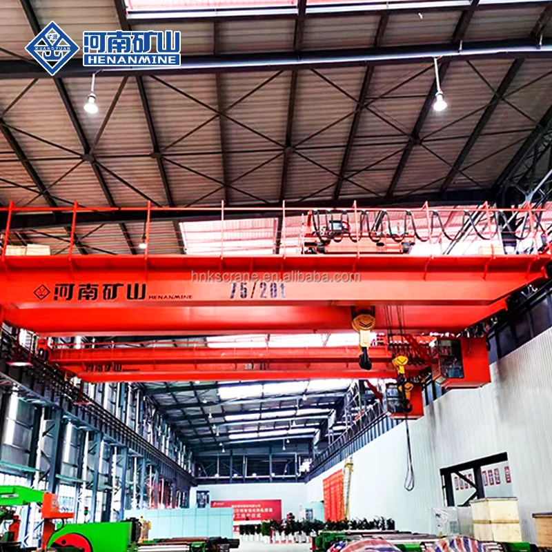 Heavy duty customized double girder electric bridge crane 100 ton 200 ton