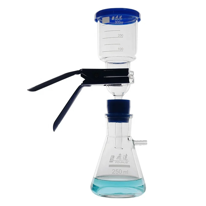 250ml Microbial detection of purified water all Glass Lab Equipment Filter Flask