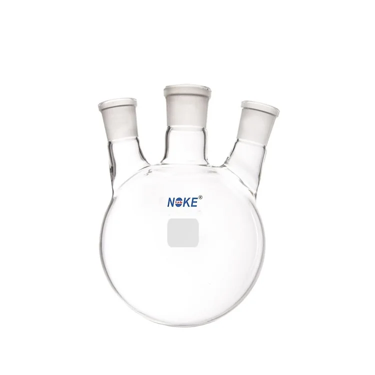 laboratory boiling flask double necks chemistry boiling flask