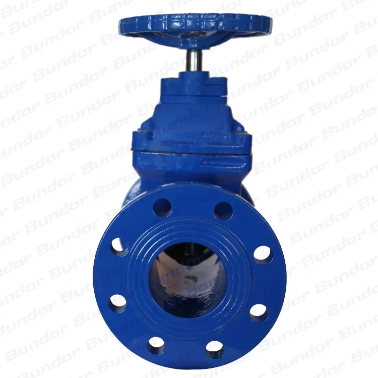 Bundor DIN Flange 5 Inch Ductile Iron Flange Gate Valve with prices