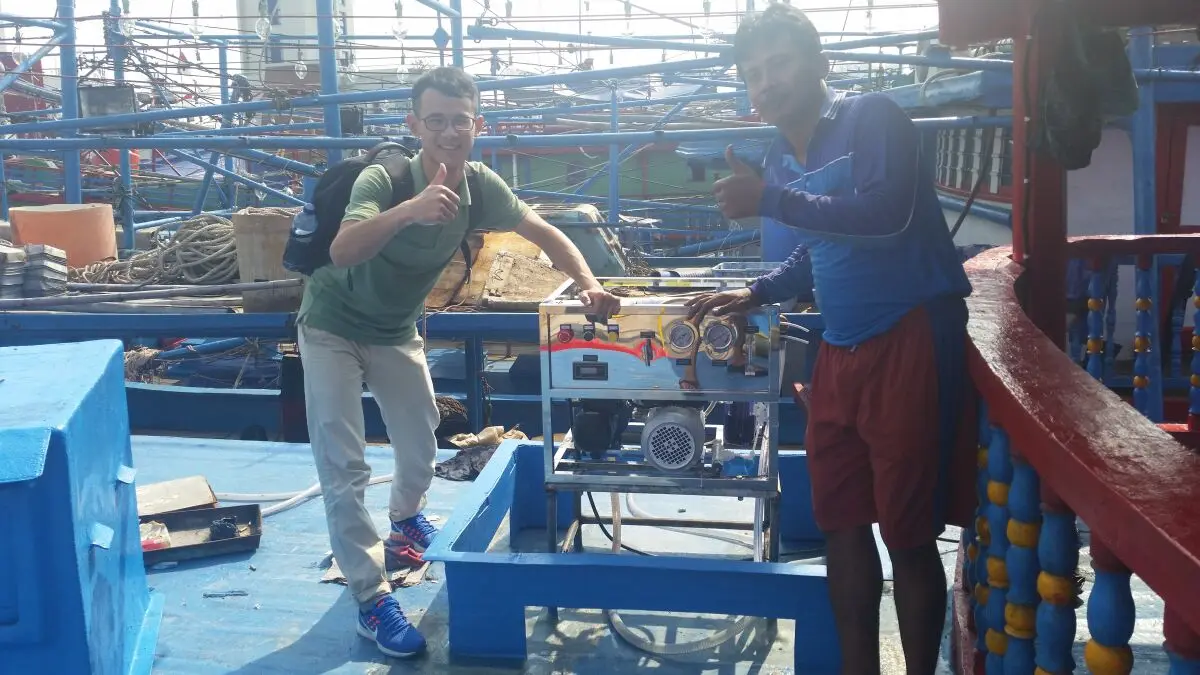 
Seawater desalination RO plant for Boat desalinator Solar water filter 