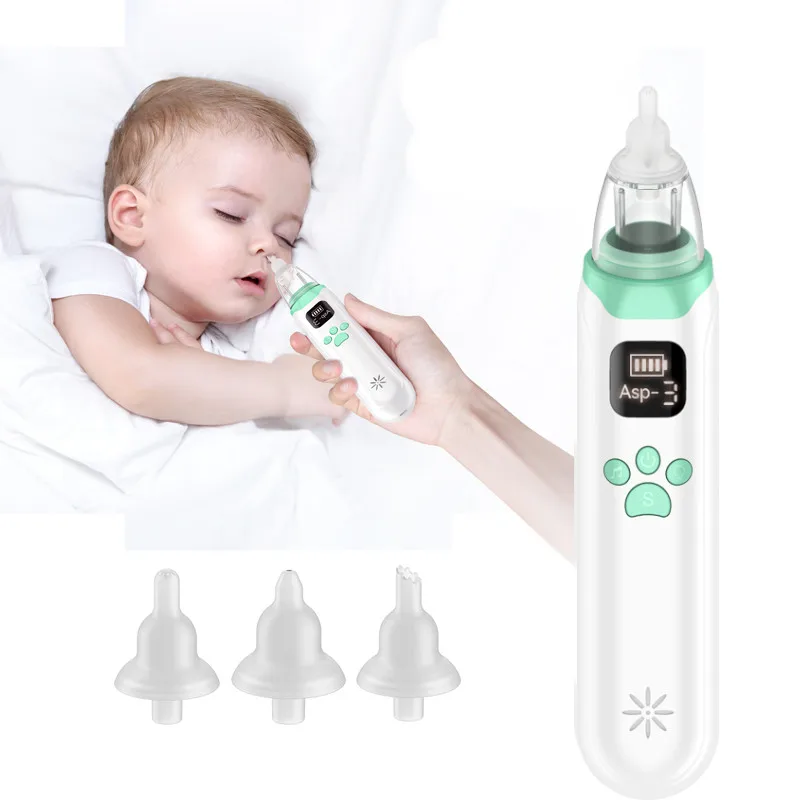 Auto-Clean Baby Booger Sucker Nose Cleaner electric nasal aspirator for Toddlers with Music and Lights