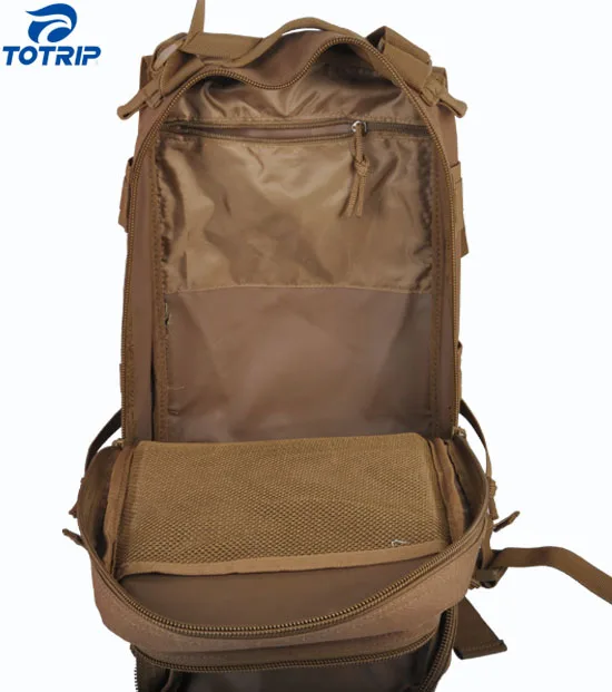 Heavy duty camo hunting gear backpack bag
