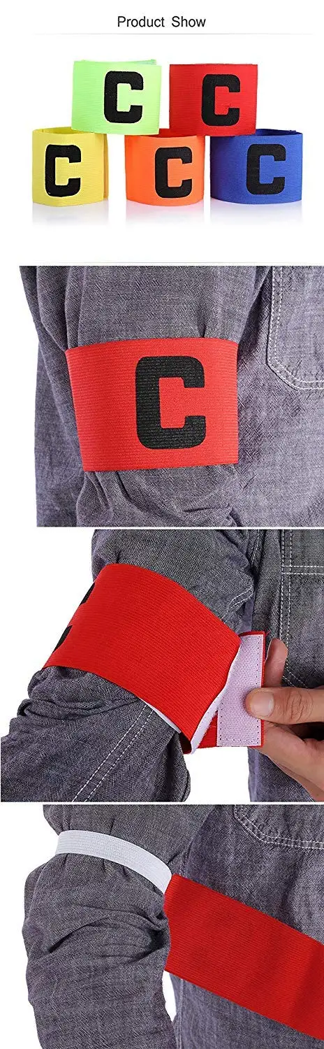 Football Captains Armband Set Soccer Equipment Accessories Arm Band