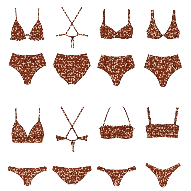 Купальные костюмы с логотипом, женские купальники, купальник, поставщик бикини на заказ