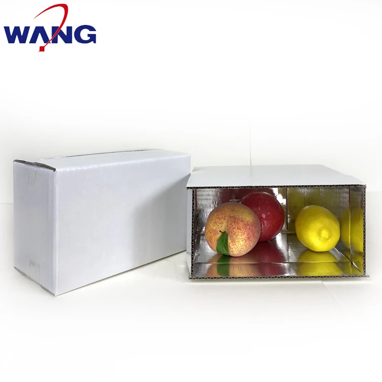 Customized Boxes Foldable Corrugated Fruit Packaging  Waterproof Carton For Banana Vegetable Gift