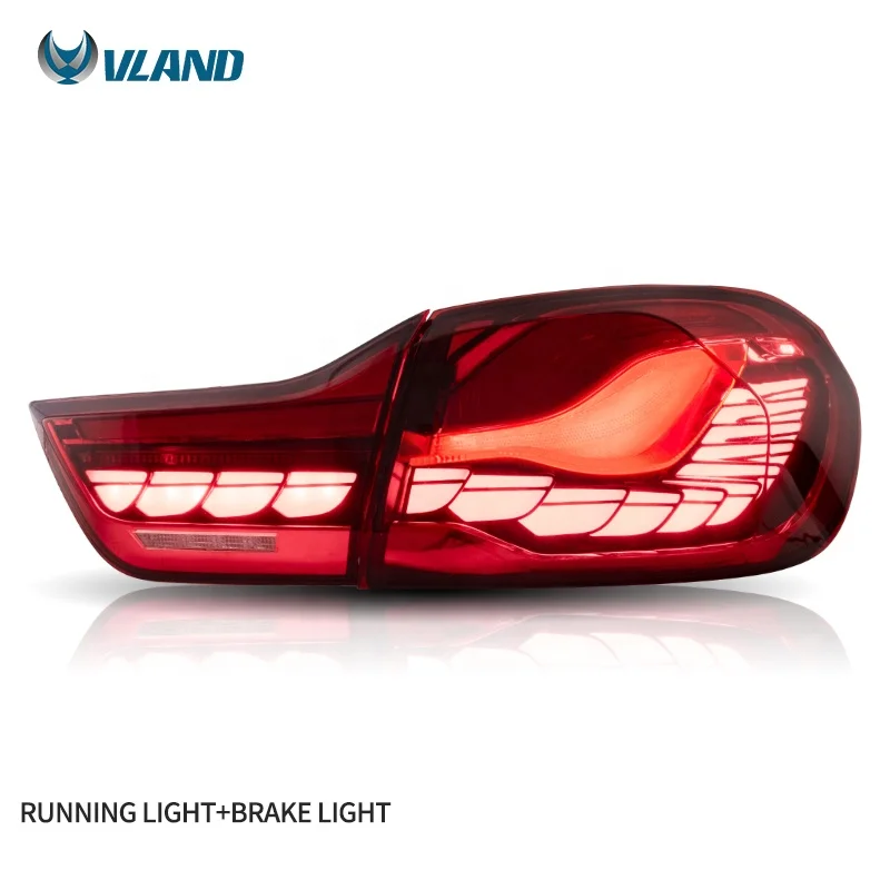 
VLAND Factory Start up Animation DRL 2014-2020 rear lamp f33 f36 f83 f32 f82 gts oled style tail lights For bmw M4 