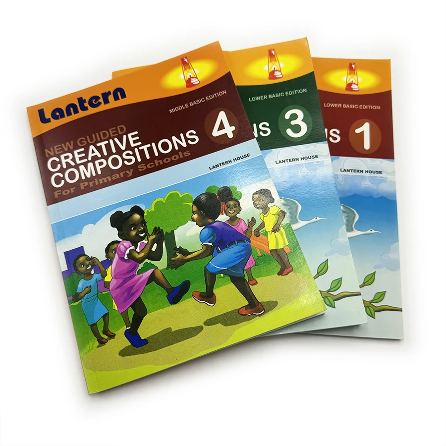 Cheap Africa Textbook Printing Softcover Kids Educational Books Custom Full Color School English French Textbook For Students