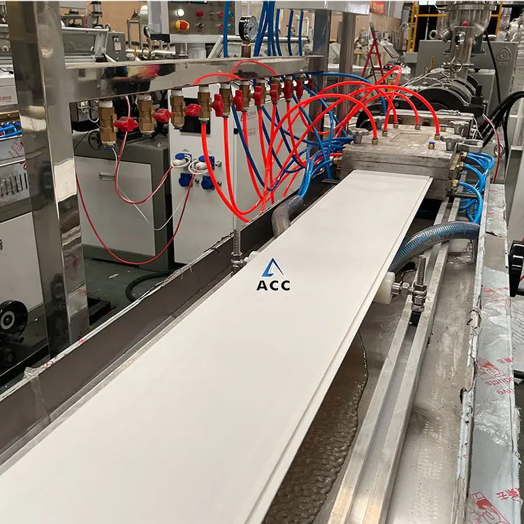 High speed Automatic plastic PVC ceiling panel extrusion line PVC gusset extruder making machine