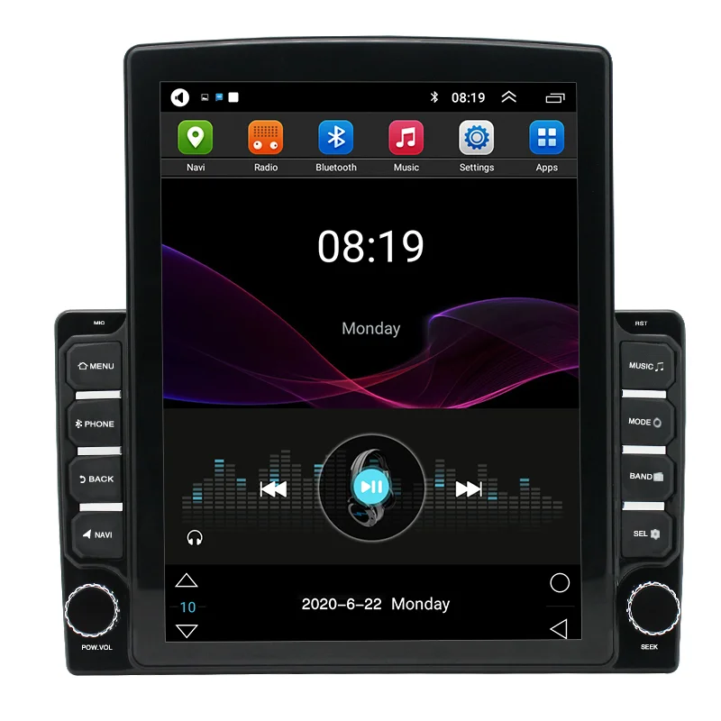 NaVIHUA Android IPS Car Video Universal GPS Audio Auto Radio Car Multimedia DVD Player Navigation AutoRadio Para Carro