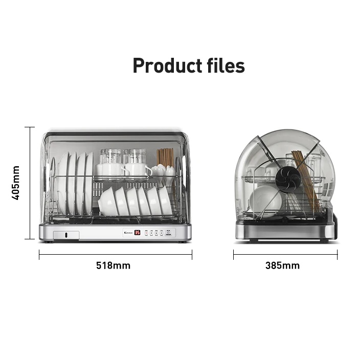 Сушилка для посуды с теплым воздухом настольное дезинфицирующее средство сушилка