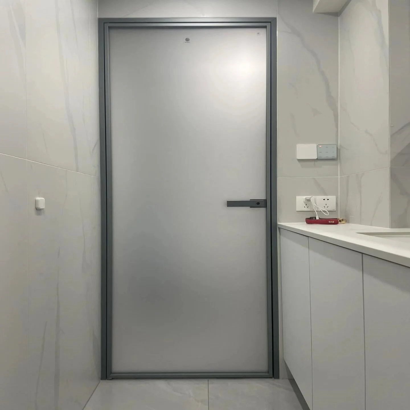 Nordi House interior frosted glass pocket doors cheap bathroom waterproof door with frosted glass