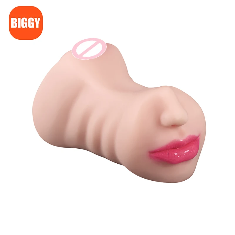 factory wholesale hot Selling TPE Male Masturbator Pocket Pussy Sex Toys Artificial Vagina anus mouth for Men Masturbating