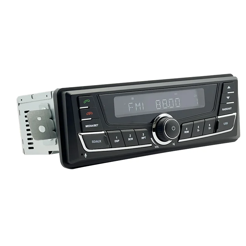 BORONG ODM OEM Car Radio Single 1 din MP3 Player 12V 24V FM Radio AUX Input Stereo Audio