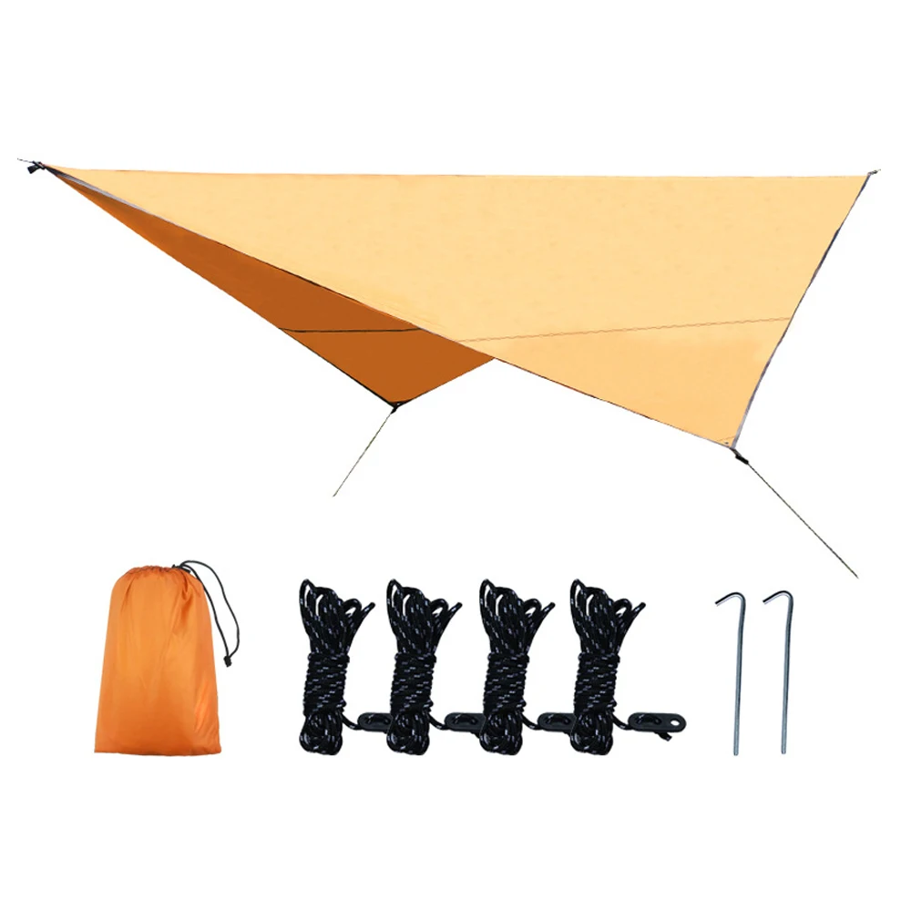 
Thick anti-tear Oxford cloth coated silver sunscreen outdoor canopy tent 