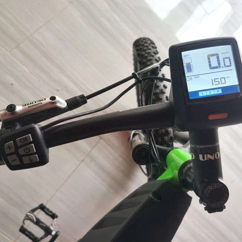 Electric shock absorption adult outdoor cycling bicycle  fat tire lithium battery assisted electric dirt bike mid drive motor