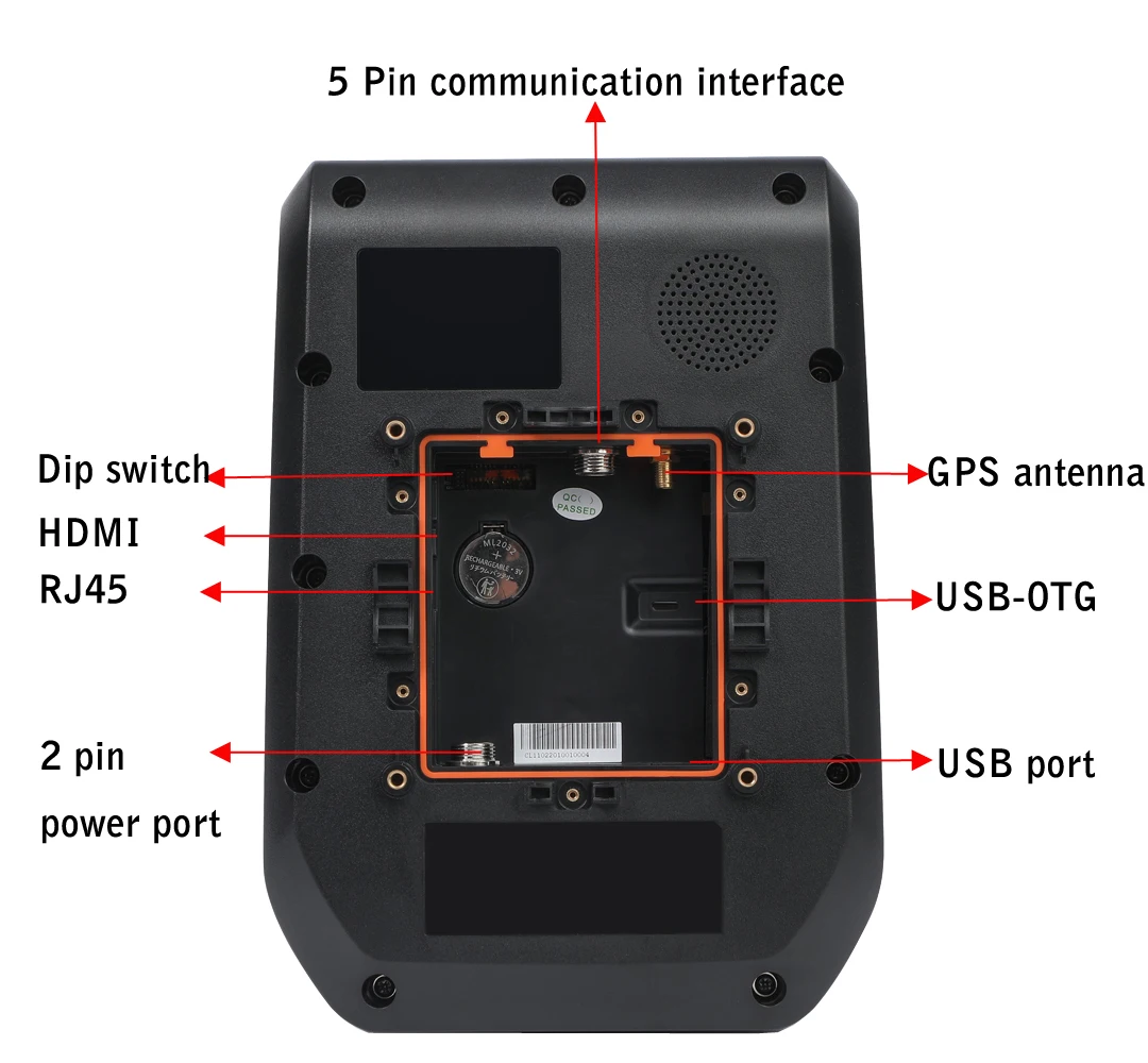 Public transport payment terminal bus validator electronic ticket machine top up card pay machine
