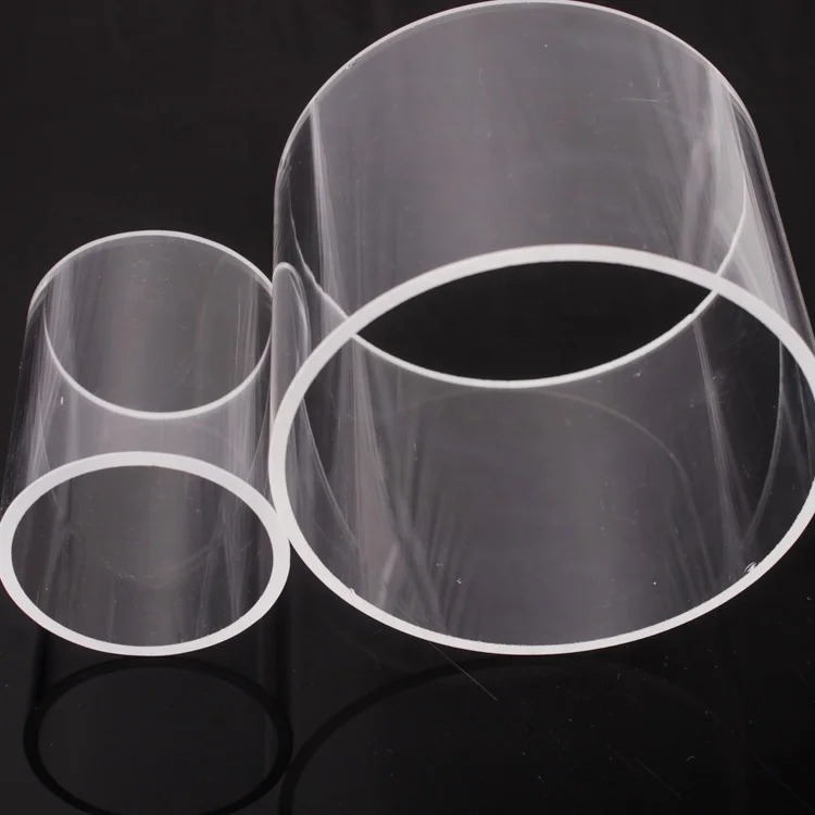 SUCCESS Heat Resistant Cylinder Glass Large Diameter Quartz Glass Tube Temizle Kuvars Boru