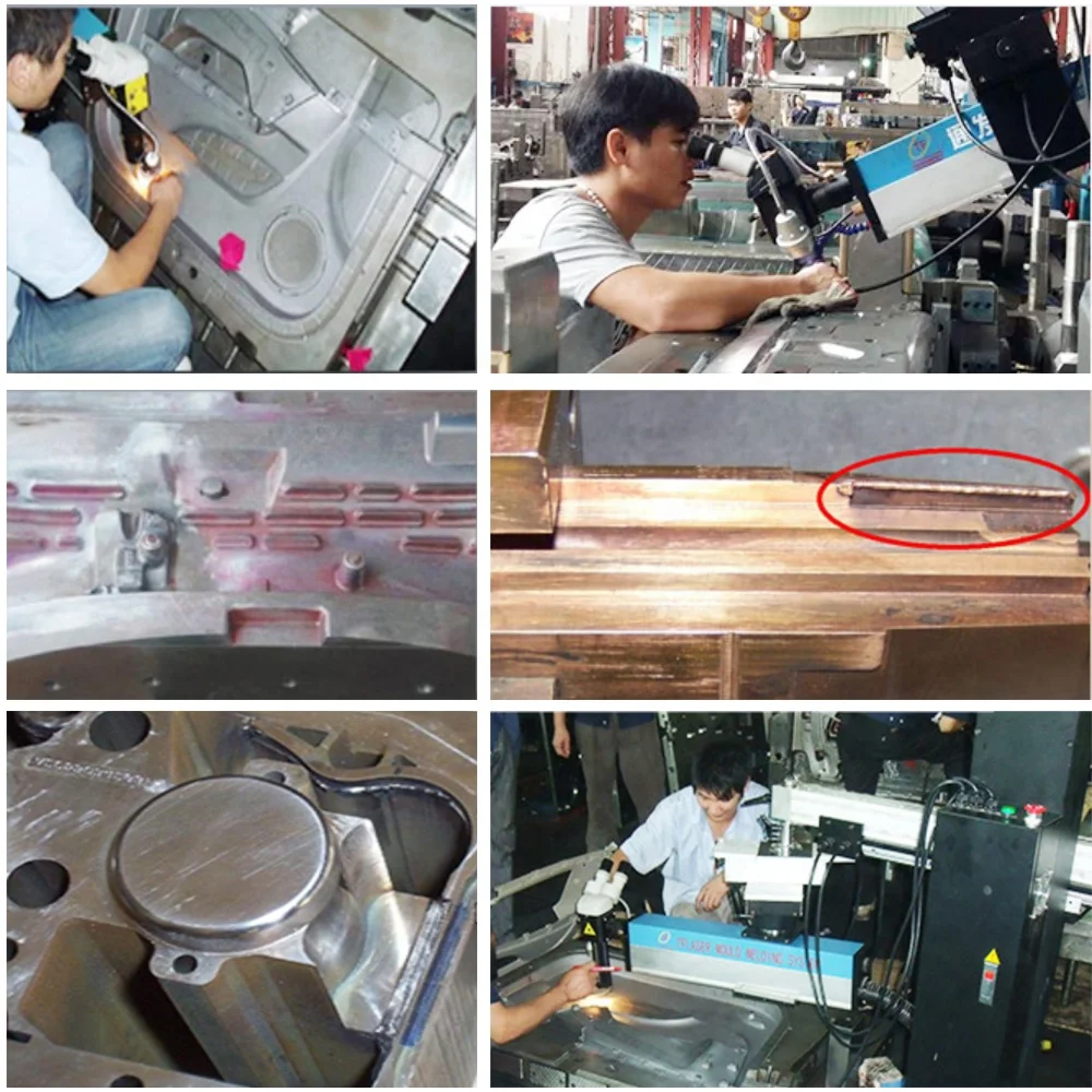  High quality laser welding machine for metals mould repair metal parts fiber