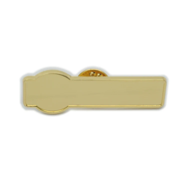 Hot Selling Personalized Brand Name Logo Printable Badge Sublimation Metal Blank Pin Badge