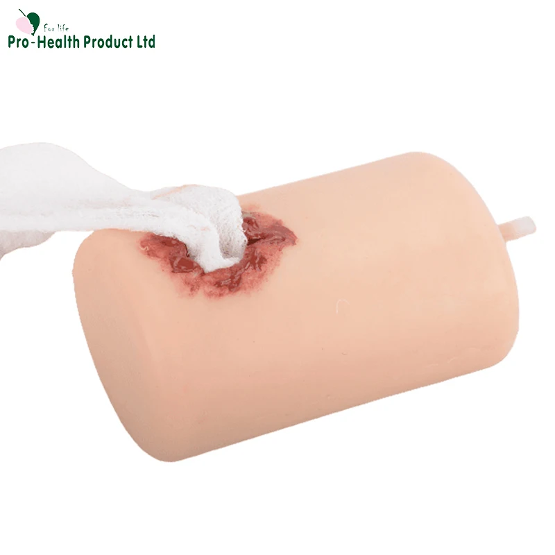 Gunshot Wound Packing Trainer with Tourniquet, Bleed Control Training Model